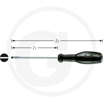 Hazet Schroevendraaier trinamic 272 mm Chroom-vanadium