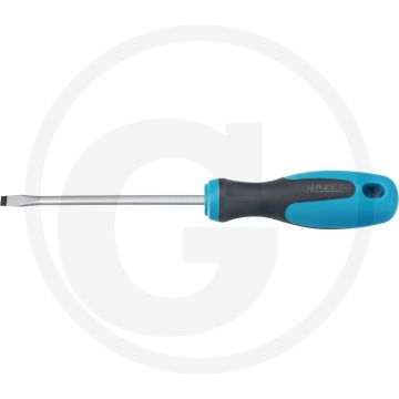 Hazet Schroevendraaier 185 mm Kling mat verchroomd, punt gezwart