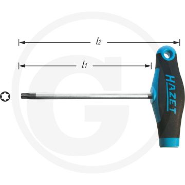 Hazet Schroevendraaier Chroom-vanadium T10