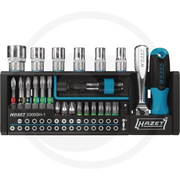 Hazet SmartHolder Bitset - Made in Germany, compact design, 29 tools, easy access & cleaning