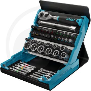 Hazet SmartCase bitset 50-delig, Made in Germany, compact en duurzaam