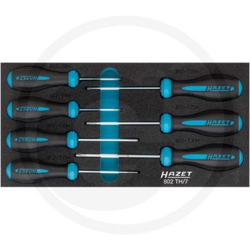 Hazet HEXAnamic®-schroevendraaierset 7-tlg. Tamper Resistant TORX® Profil