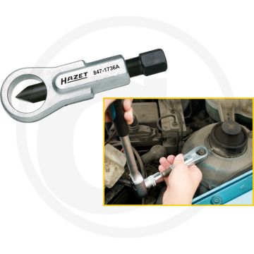 Hazet Mechanische moerensplijter - Voor moeren tot sleutelmaat 13-24 mm