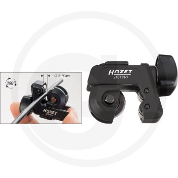 Hazet Pijpsnijder, kleine uitvoering - Diameter min. 3 mm, max. 16 mm