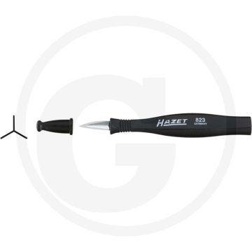 Hazet Driekant-fijnschraper Hohlschaber 148mm