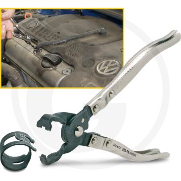 Hazet Slangklemtang 177 mm Chroom-vanadium