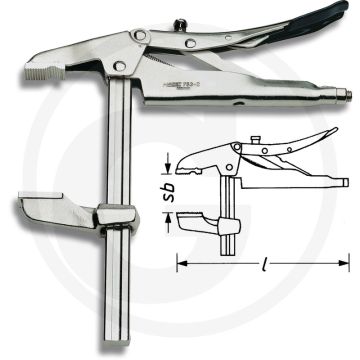 Hazet Griptang 260 mm - Chroom-Vanadium - 200 mm spanbereik