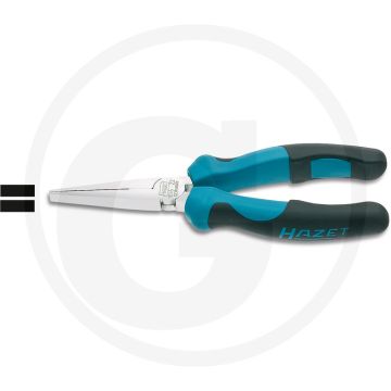 Hazet Platbektang 160 mm - Speciaal staal, Hoogglansverchroomd