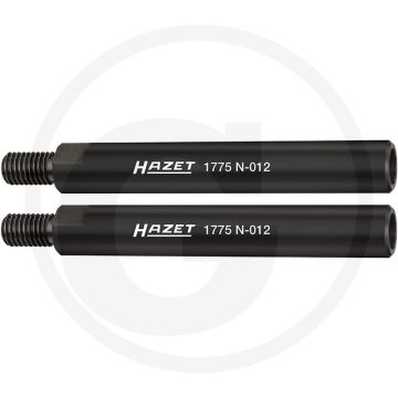 Hazet Verlengstukken (per paar) M10, Gezwart, geolied, 100 mm