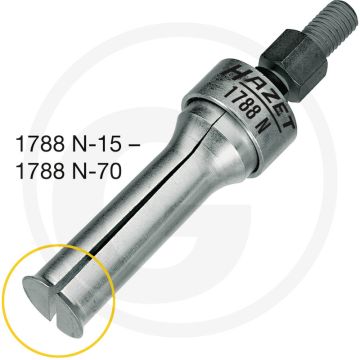 Hazet Binnentrekker M 14 x 1,5, Speciaal staal, Ø 55-70 mm
