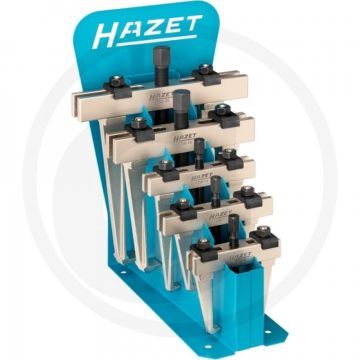 Hazet Trekker met snelspanfunctie set, 2-armig. Snelle verstelling, hoge sterkte en stijfheid.
