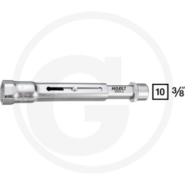 Hazet Bougiesleutel 13⁄16 inch, Speciaal staal, Verchroomd