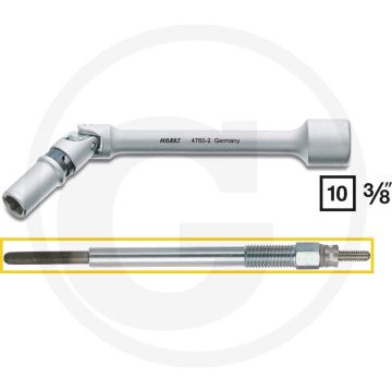 Hazet Gloeibougiesleutel 142mm Chroom-vanadium