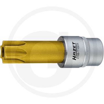 Hazet Nokkenasversteller dopsleutelbit TORX® m. TIN gecoat.
