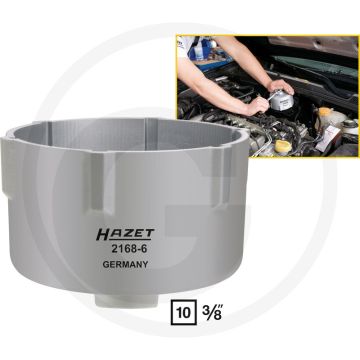 Hazet Brandstoffilterverwijderingsgereedschap 117.5 mm Diameter