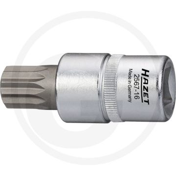 Hazet Olieservice dopsleutelbit 16mm Chroom-vanadium