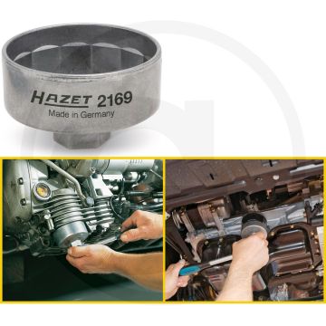 Hazet Oliefiltersleutel 74,4 mm Uitgang