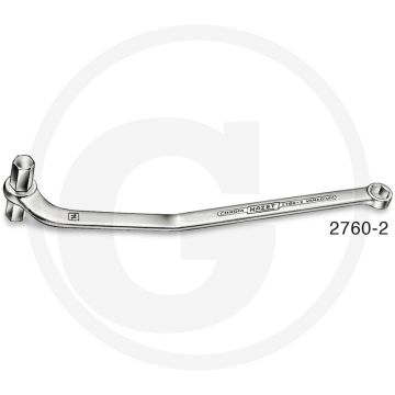 Hazet Carterplugsleutel 287mm Chroom-vanadium