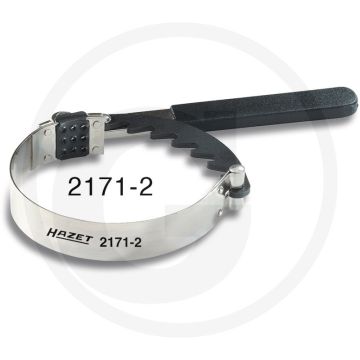 Hazet Oliefiltersleutel - Stahlband, Made In Germany, Lengte: 230 mm, Diameter: 75-110 mm