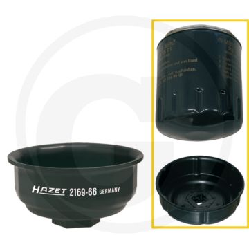Hazet Oliefiltersleutel 76mm Diameter