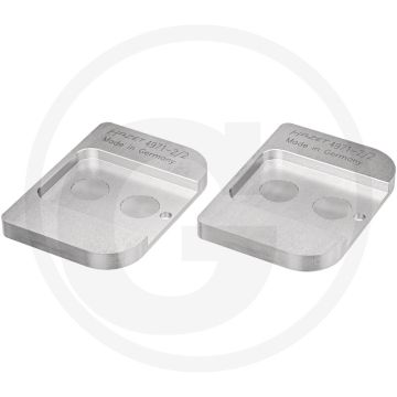 Hazet Adapterplatten Satz voor Doppelkolben Bremssätteln 100 x 72 mm