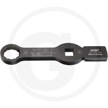 Hazet Schlag-Ringschlüssel NKW 30mm 225,5mm Doppel-Sechskant Profil