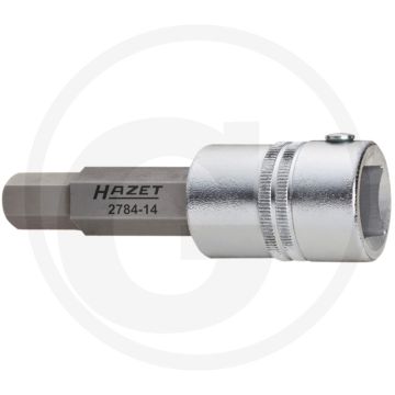 Hazet Remzadel dopsleutelbit 14mm, Made In Germany, 112mm lang