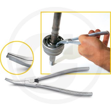 Hazet Borgring-tang 200 mm Chroom-vanadium