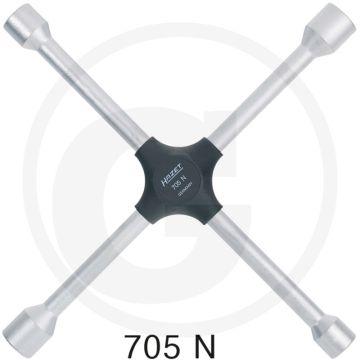 Hazet Kruissleutel 380 mm Verchroomd DIN 3119/ISO 6788
