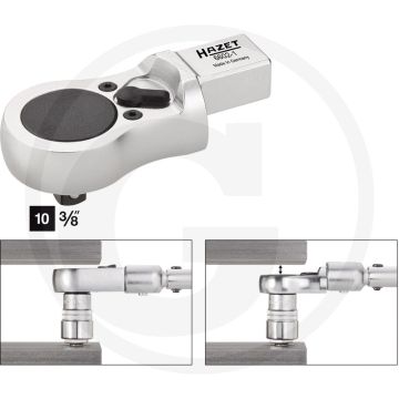 Hazet Insteek-omschakelratel 200 Nm Verchroomd 81 mm
