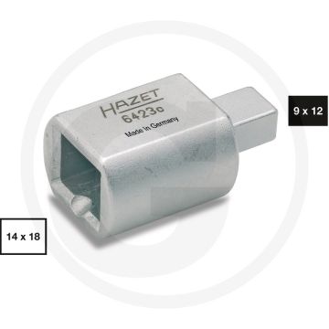 Hazet Insteekadapter 400 Nm Verchroomd