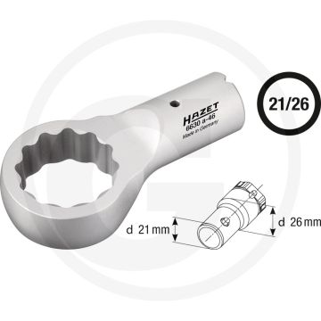 Hazet opsteekringsleutel 36mm, 1300 Nm