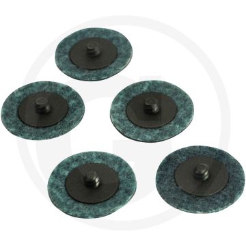 Hazet Schleiffvlies-Satz für 9033 M-11, Körnung 300, 5 Stück, Nylon, Resin, Roloc®