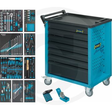 Hazet Gereedschapwagen Assistent met assortiment - 779.5x496x915 mm