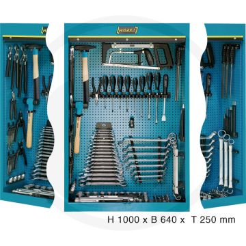 Hazet Gereedschapskast met assortiment - Afmetingen: 640x250x1000 mm