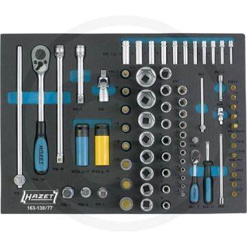 Hazet Metalen gereedschapskist met basisassortiment 519x392mm