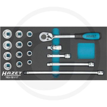 Hazet Dopsleutelset 342 mm.