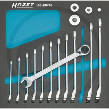 Hazet Ratel-ring-steeksleutelset 344 mm.