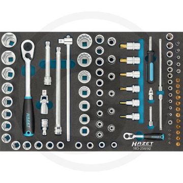 Hazet Werkzeug Sortiment met Safety-Insert-System (SIS) - 92 Werkzeuge