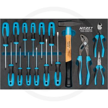 Hazet Metalen gereedschapskist met basisassortiment 519x342mm