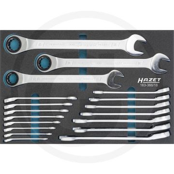 Hazet Ratel-ring-steeksleutelset 519 mm.