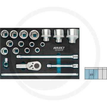 Hazet Dopsleutelset 3/4 Zoll (20 mm) - 20 gereedschappen