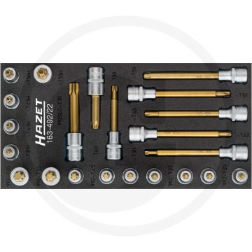 Hazet Dopsleutelbitset TORX® TIN gecoat - 342 mm