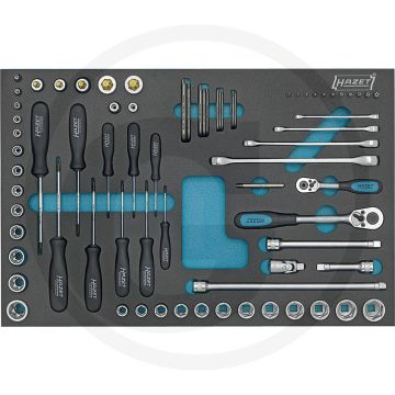 Hazet Dopsleutelset, TORX® dubbele ringsleutels, dopsleutels, 519 mm.
