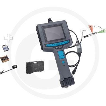 Hazet Video-endoscoop met 4,9 mm microlens en LED-lichtbronnen