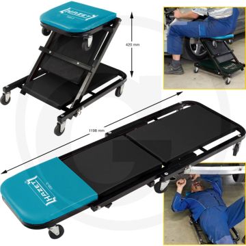 Hazet Verrijdbare ligmat (tot 150 kg)