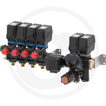 ARAG Proportional-Regelarmatur Serie 881 (elektrisch, 4 Wege, Durchflussmesser ORION 2)