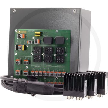 B-ISOBUS IO gateway (Variant D, 18 secties, waarvan er maximaal 6 als parametreerbare uitgangen kunnen worden gebruikt)
