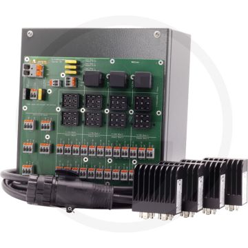 B-ISOBUS IO gateway (Variant E, 24 secties, waarvan er maximaal 6 als parametreerbare uitgangen kunnen worden gebruikt)
