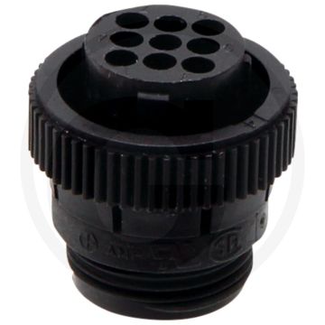 CPC stekkerdoos AMP Tyco 3-polig, 6,3mm, koppelingsplaat, 9 polen. Passend voor TE Connectivity.